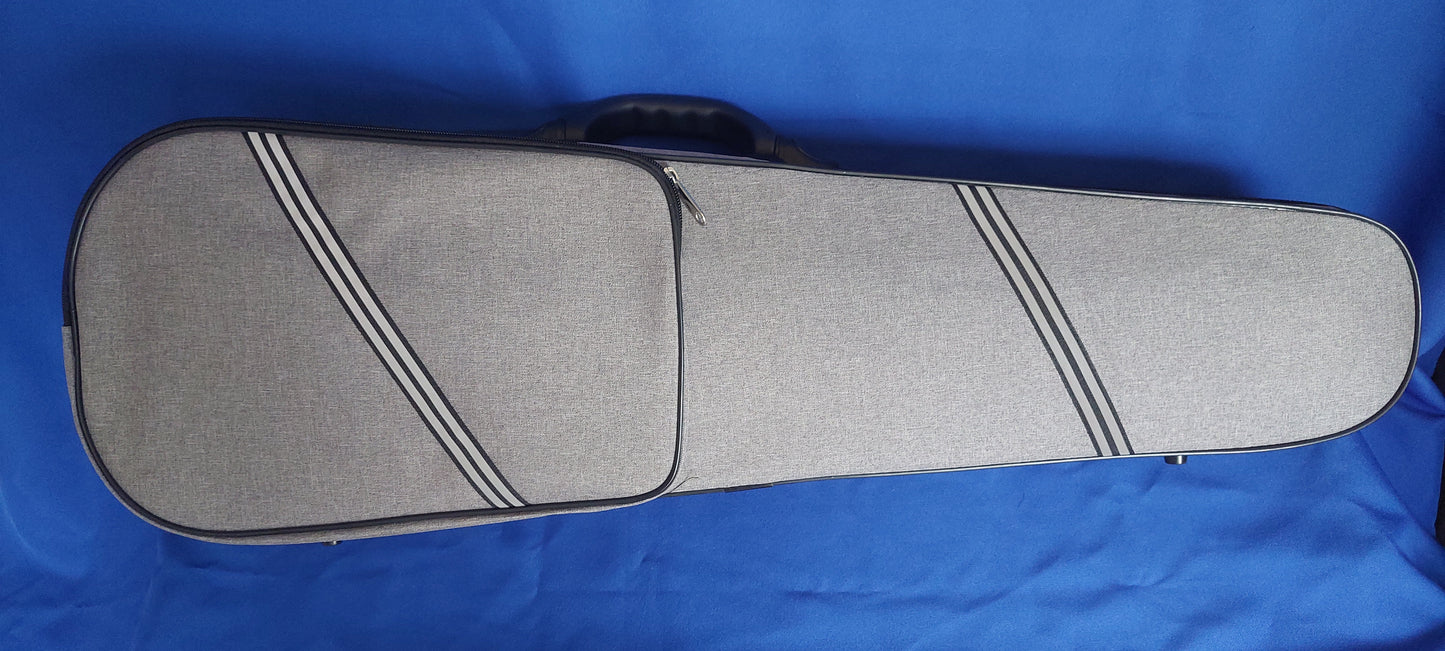 Geigen-/Violinentransporttasche Grau