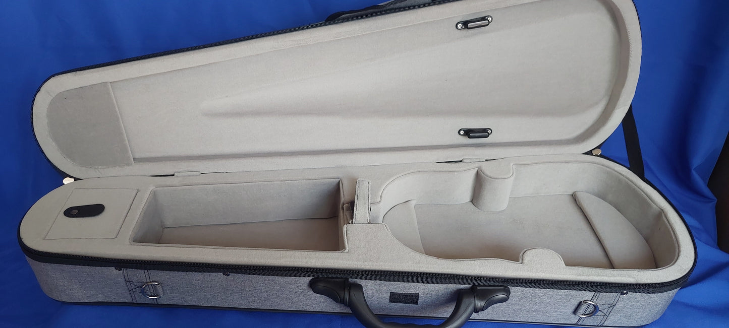 Geigen-/Violinentransporttasche Grau