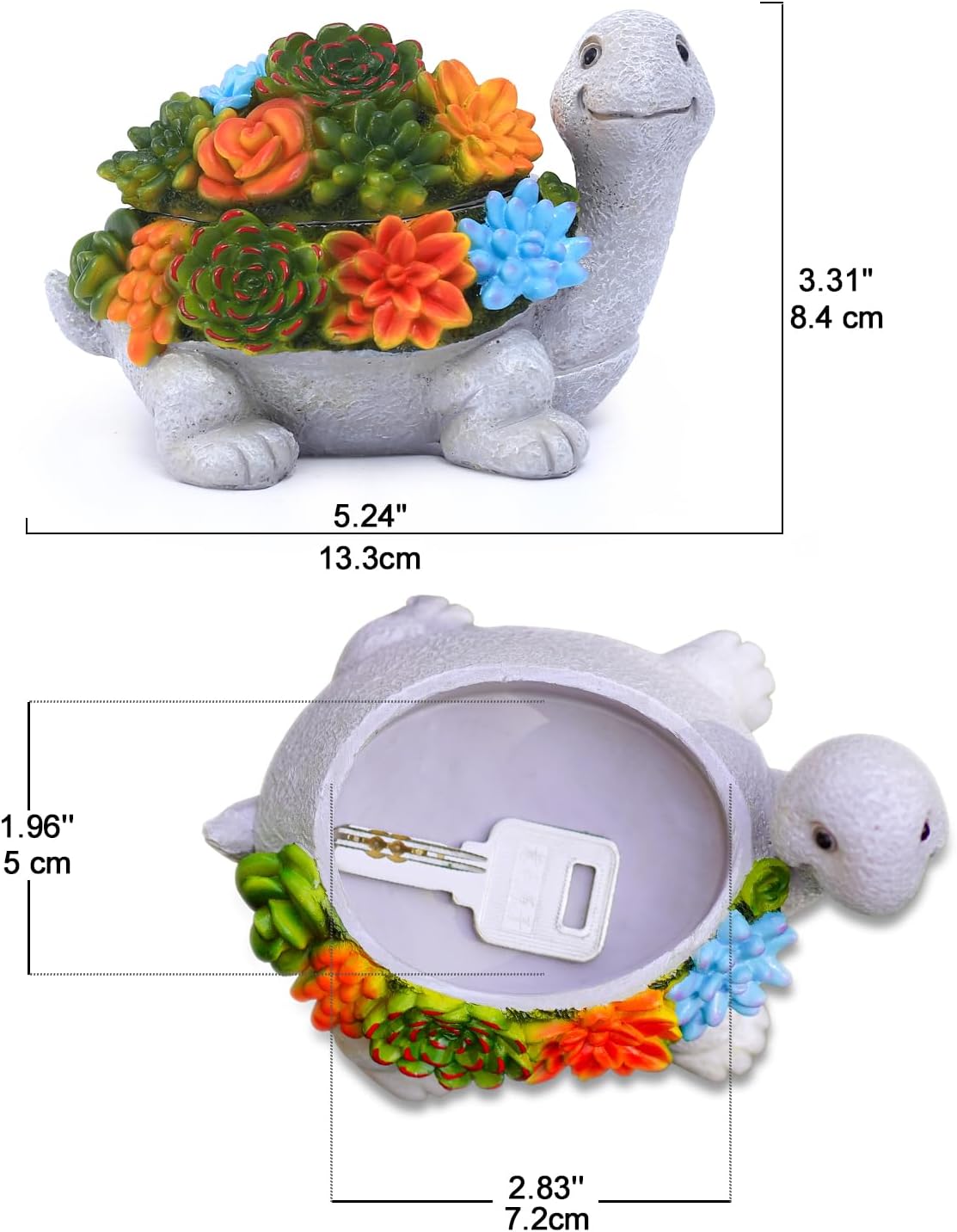Yeomoo Schildkröte Schlüsselhalter & Schmuckschale Deko Schlüsselschale