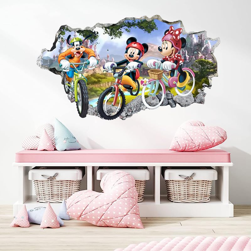 Wandaufkleber Mickey und Minnie Wandaufkleber fürs Kinderzimmer