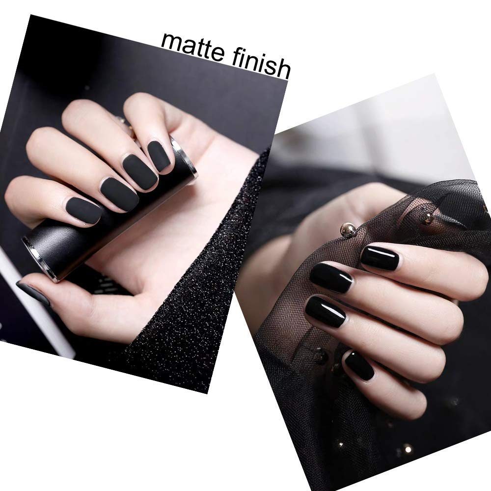 Vishine 12 Stück Gel-Nagellack-Set, Base Coat & Matte Glossy Top Coat