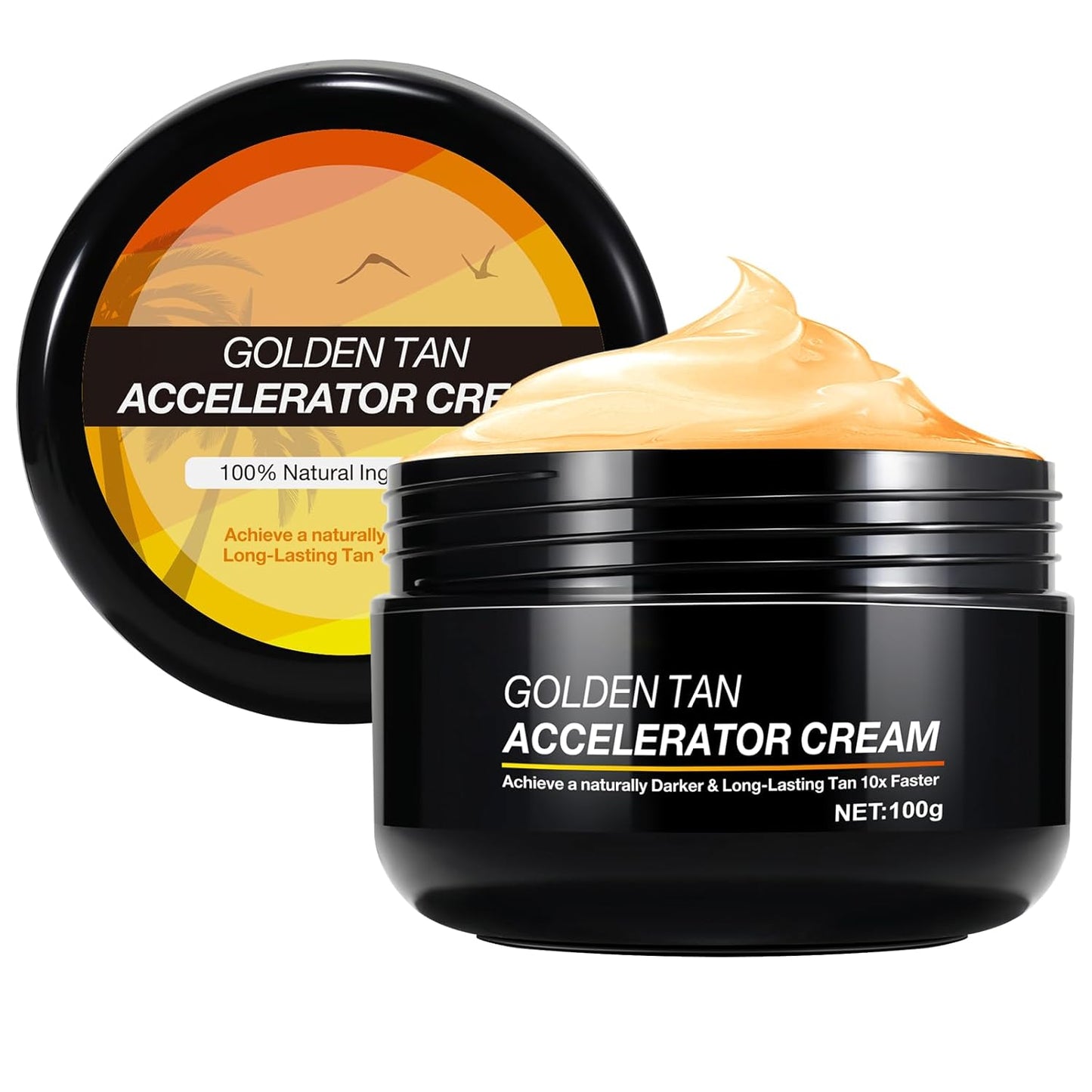 Selbstbräuner für Körper und Gesicht,Bräunungscreme,Instant Körperselbstbräuner,Natural Bronzer