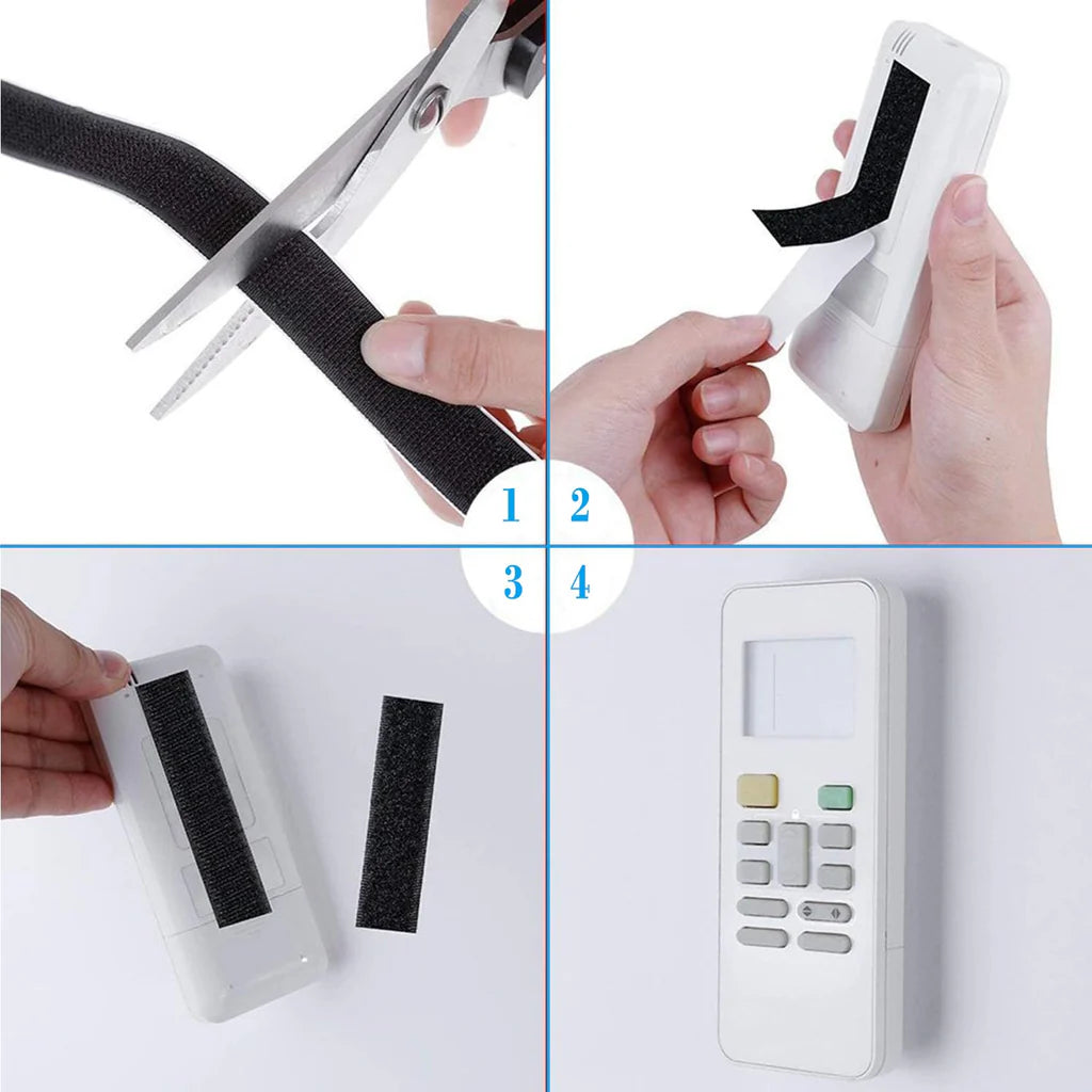 Klettband, selbstklebend, ultrastarkes doppelseitiges Klettband