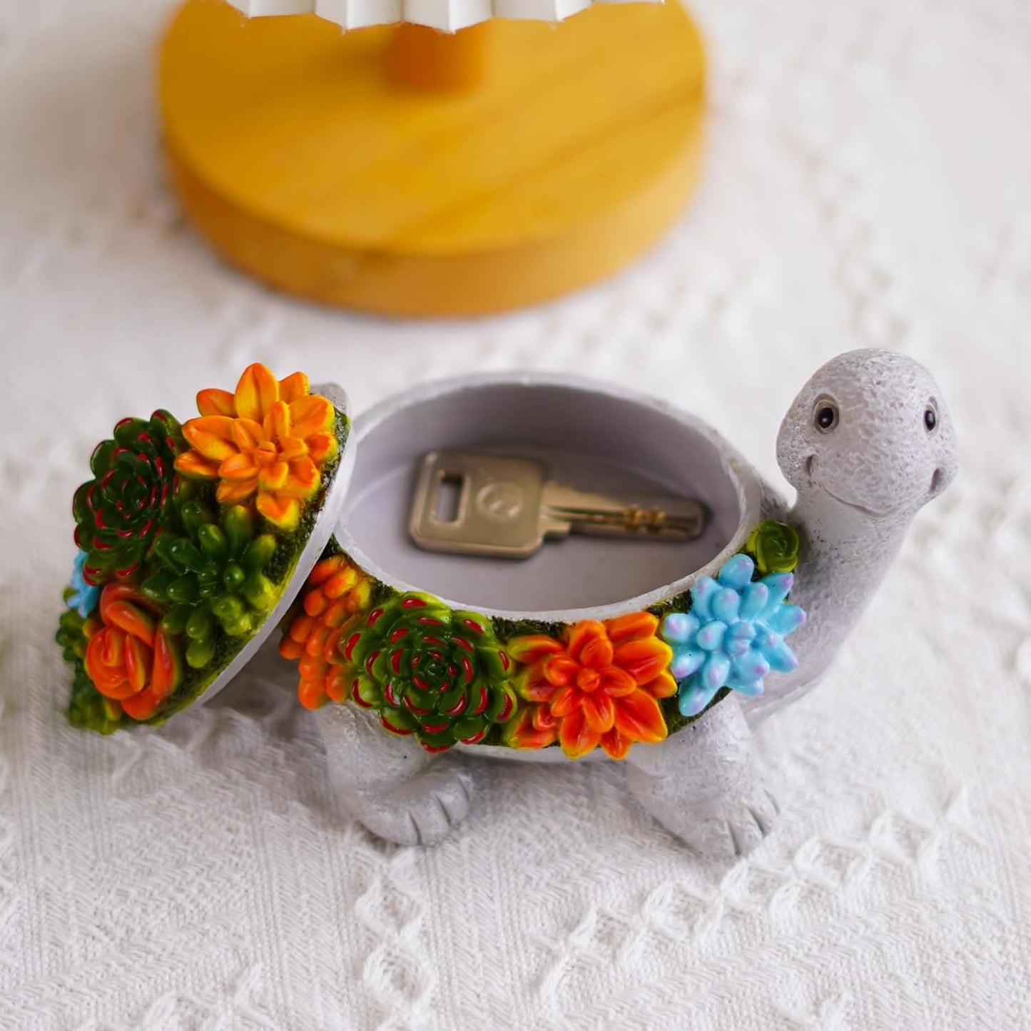 Yeomoo Schildkröte Schlüsselhalter & Schmuckschale Deko Schlüsselschale