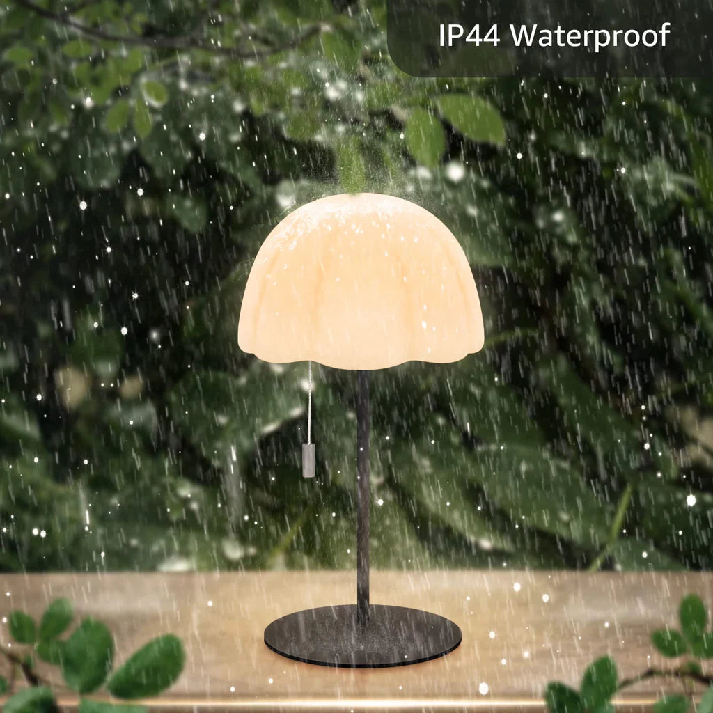 LED Akku Outdoor Tischlampe Kabellose dimmbare Tischlampe mit Fernbedienung USB aufladbare