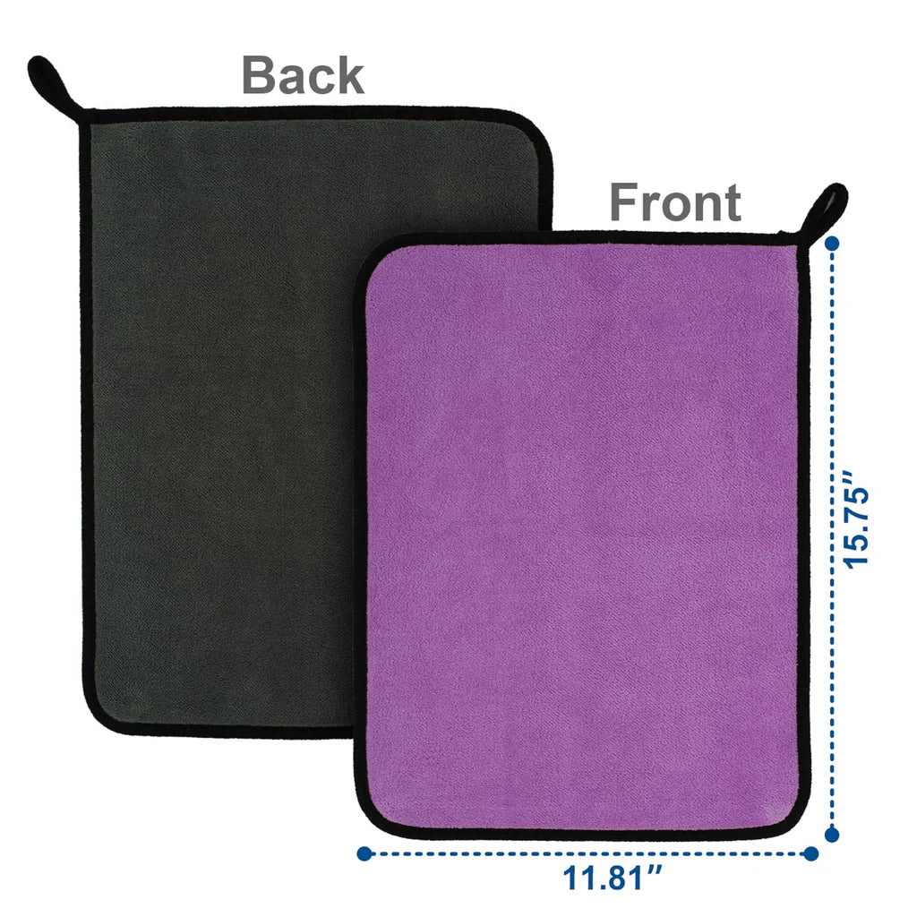 Austetax Poliertuch 8er Set Auto Trockentücher Microfasertücher 40x30cm