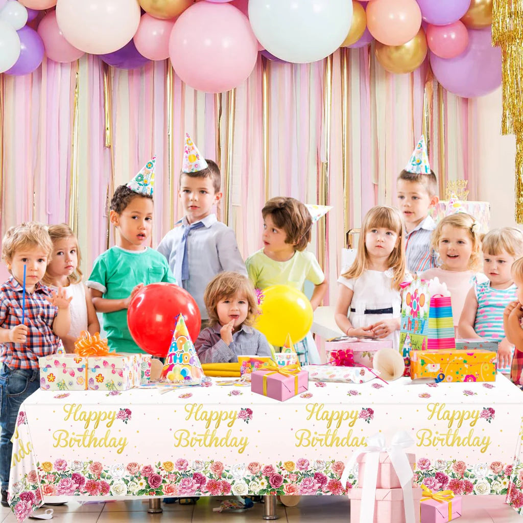 4er-Pack „Little Cutie“-Party-Tischdecken