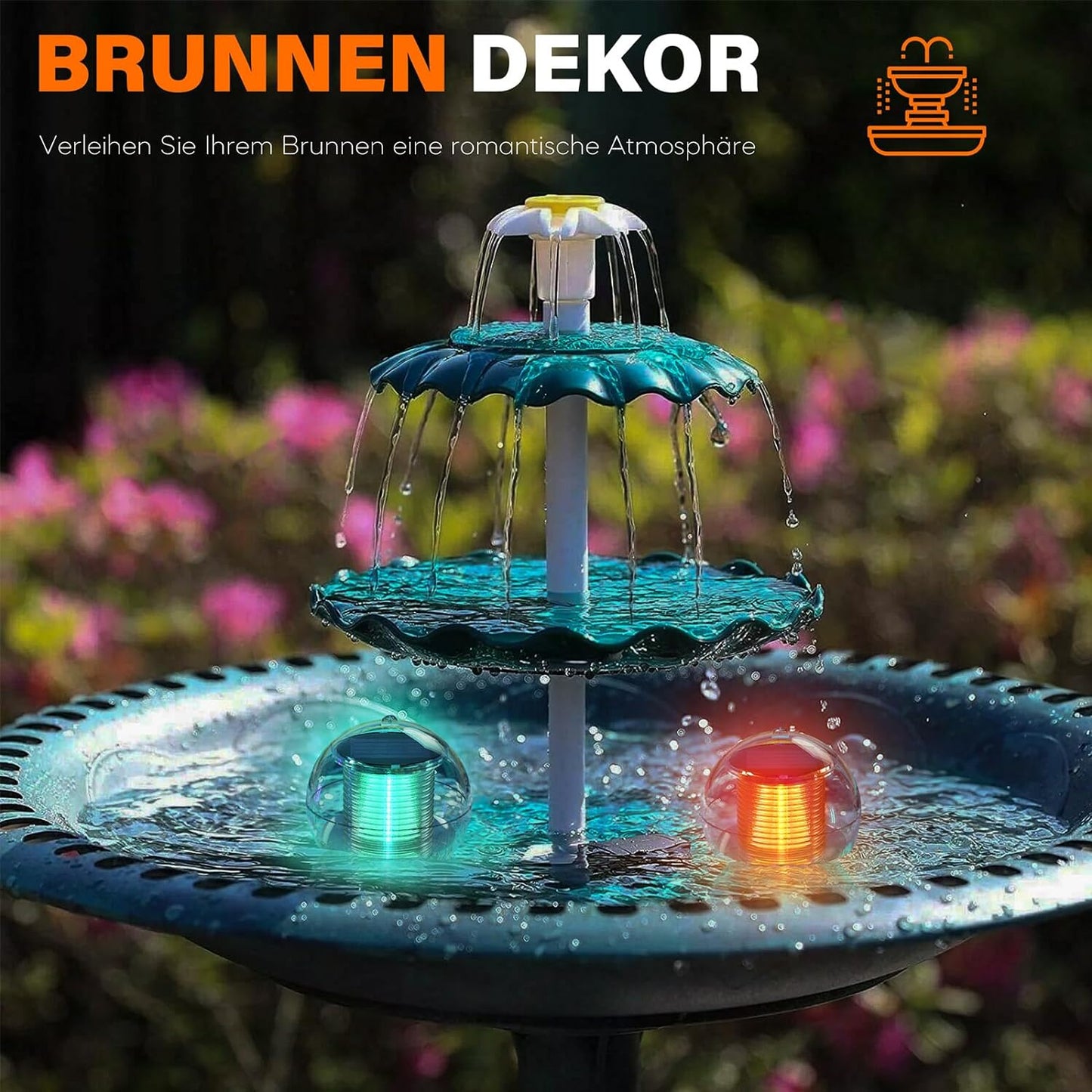 Eletorot Solar Schwimmende Pool Beleuchtung, Pool Zubehör Teichbeleuchtung, Solar