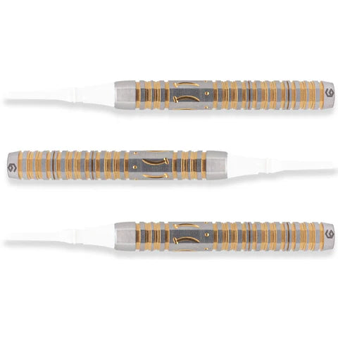 Caliburn Player Darts - Soft Tip - 90% - Gold Titanium - Banana