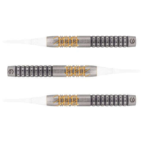 Caliburn Player Darts - Soft Tip - 95% - Black & Gold - Sandy II