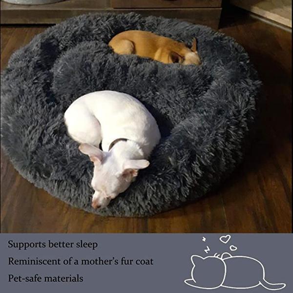 Puppy Love Hundebett, Anti-Stress, Bett für Katzen und Hunde, waschbar 80 cm (Kopie)