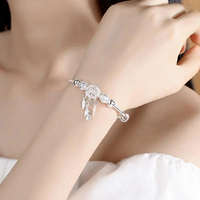 Verstellbares Freundschaftsarmband, Silberarmband Damen 925