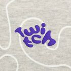 Twitch Zip Hoodie Sweatshirt – Grey Heather XL