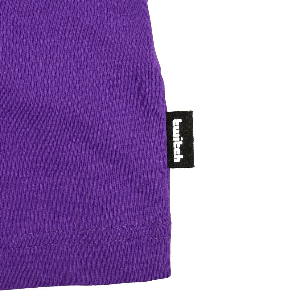 Twitch-Grafik-T-Shirt – Purple Warped Twitch 4XL