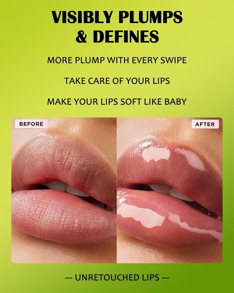 Feuchtigkeitsspendender Lipgloss-4 Stück Glanz und Long Lasting Plumper Lip Glow