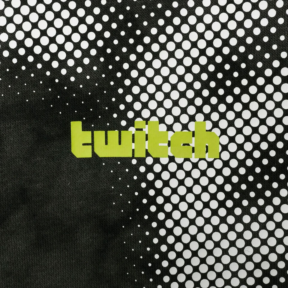 Twitch Zip Hoodie Sweatshirt – Black Wash S