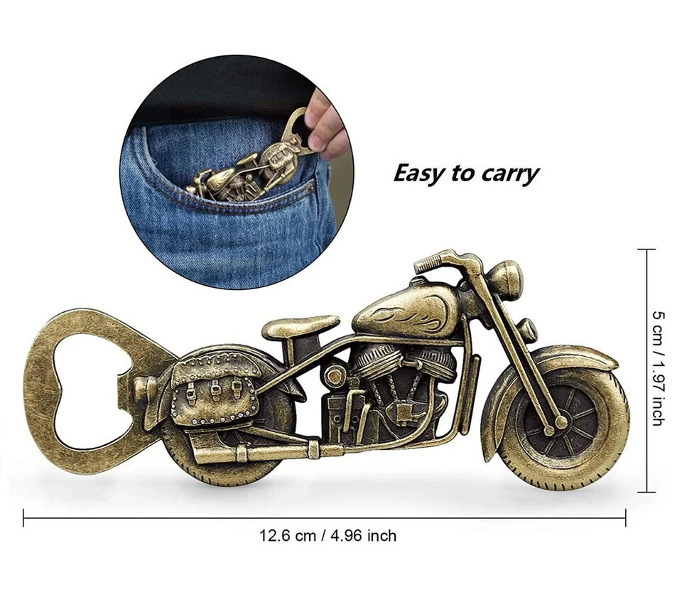 Vintage-Motorrad-Bierflaschenöffner, einzigartige Motorrad-Biergeschenke
