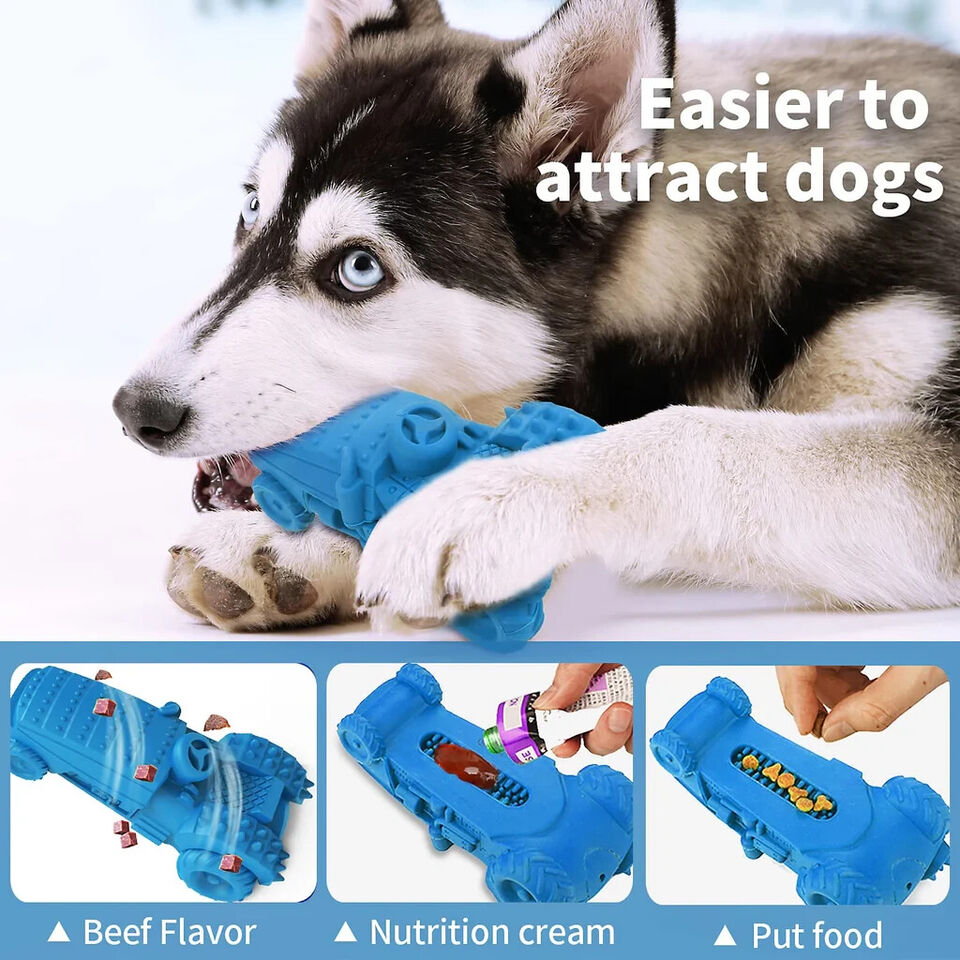 Hundespielzeug, Kauspielzeug Hunde für Aggressive Kauer - Blau-