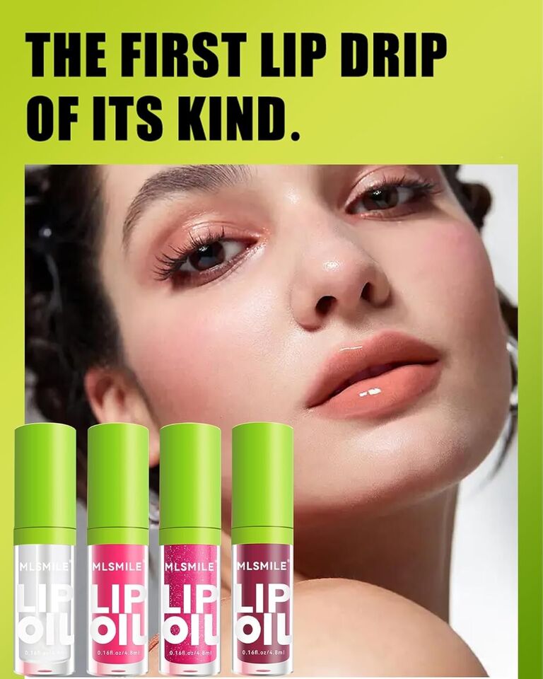 Feuchtigkeitsspendender Lipgloss-4 Stück Glanz und Long Lasting Plumper Lip Glow