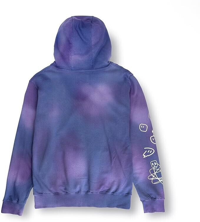 Twitch Orb Tie Dye Hoodie Sweatshirt Lila 2XL