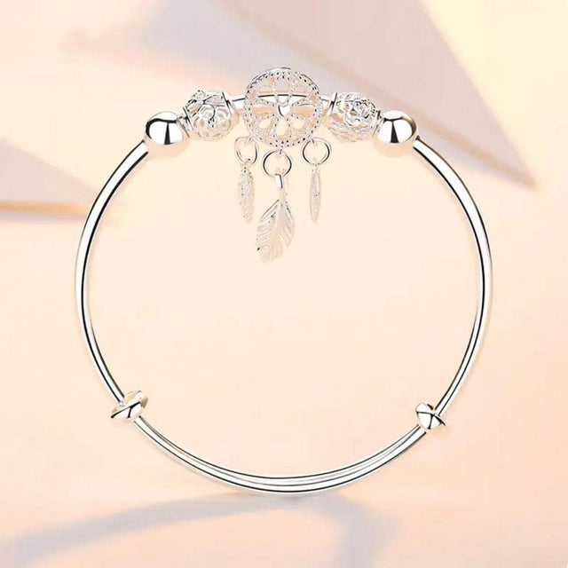 Verstellbares Freundschaftsarmband, Silberarmband Damen 925