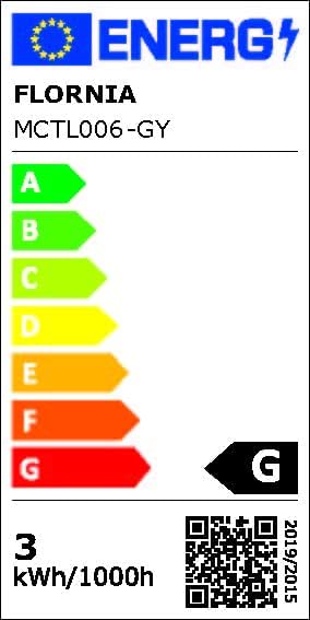 FLORNIA Dimmbare LED Akku Tischlampe Batterie betrieben