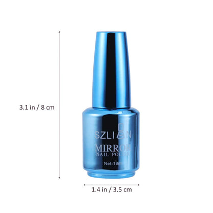 Spiegel-Nagellack, metallischer Farblack, Nagelkunst-Gel-Zubehör - Ultramarin