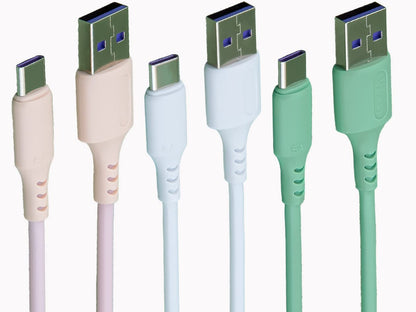 MiSense USB-C-Kabel 1 m, 3er-Pack USB-zu-USB-C-Kabel, USB-C-Kabel, Schnellladekabel für Huawei Xiaomi Samsung