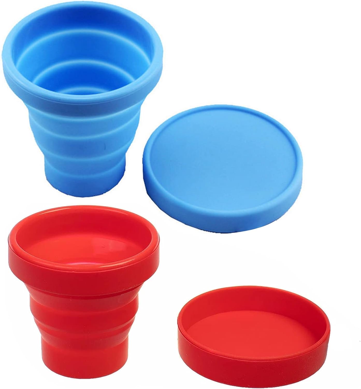 Faltbare Tasse Silikon, Silikon Faltbar Becher, für Camping und Wanderungen Im Freien
