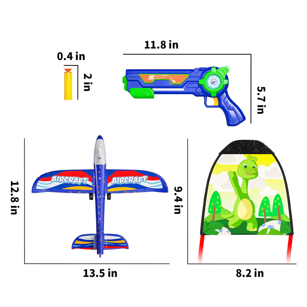 Flugzeugwerfer-Spielzeuge für Jungen und Mädchen 5er-Pack