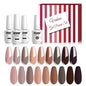 Vishine 12 Stück Gel-Nagellack-Set, Base Coat & Matte Glossy Top Coat