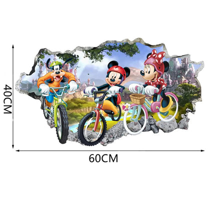 Wandaufkleber Mickey und Minnie Wandaufkleber fürs Kinderzimmer