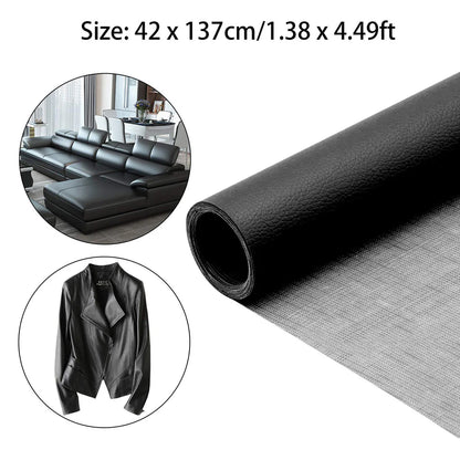 Kunstleder-Reparaturpflaster von Siebwin, 1 Rolle, 42 x 137 cm PU-Leder, Reparaturflicken, Erste-Hilfe-Flicken