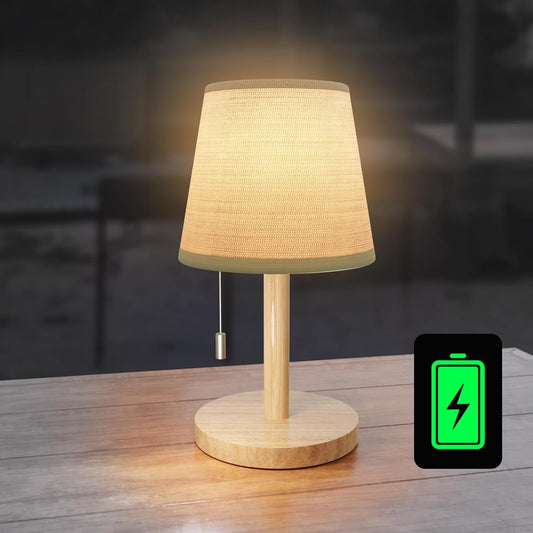 Outdoor Tischlampe, Dimmbar Akku Tischleuchte Kabellos