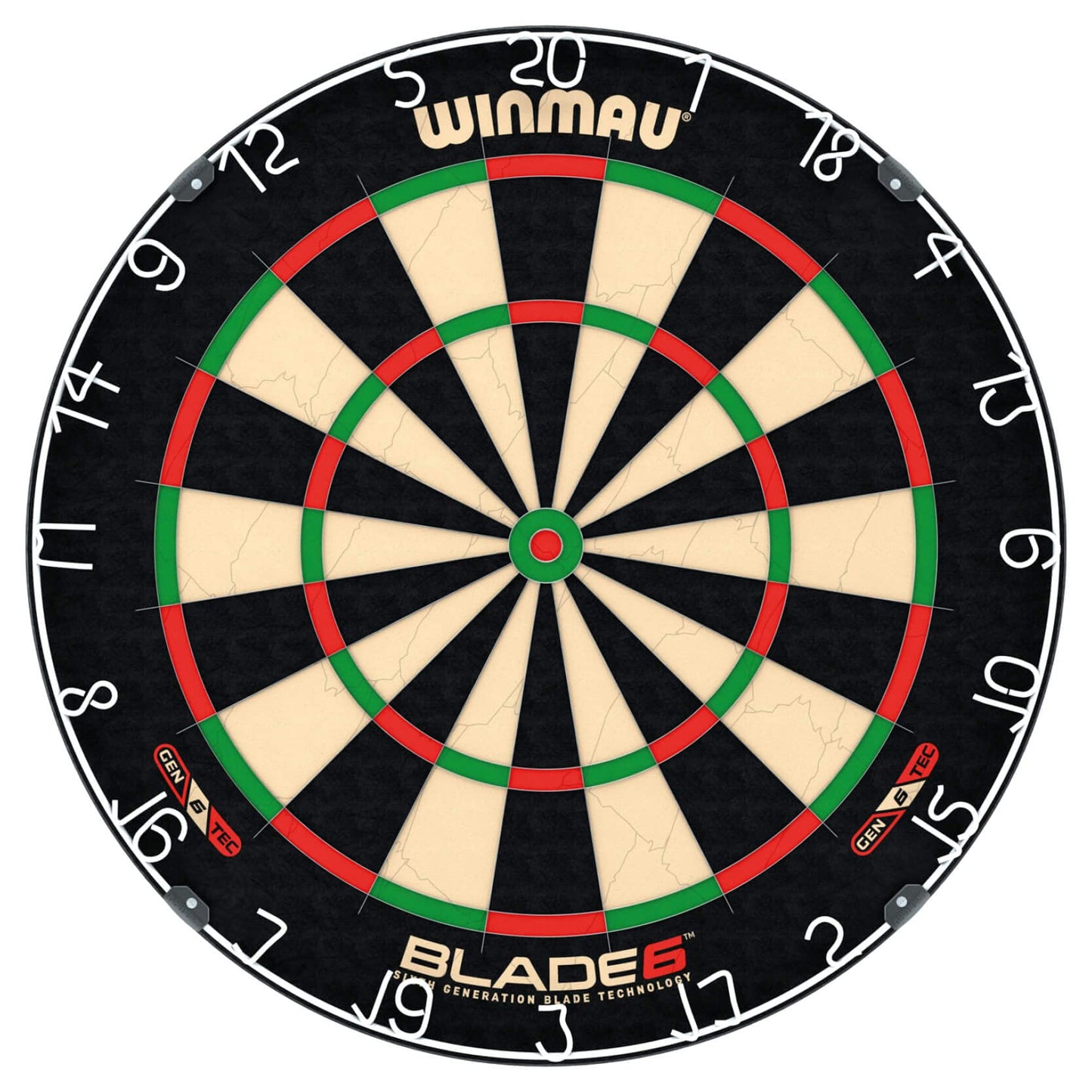 WINMAU Blade 6 Professionelles Bristle Classic Dartboard