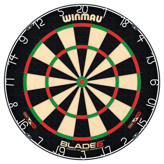 WINMAU Blade 6 Professionelles Bristle Classic Dartboard
