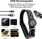 Hundehalsband Leuchtend - LED Blinklicht und Reflektorstreifen - USB. Leuchtet weiß