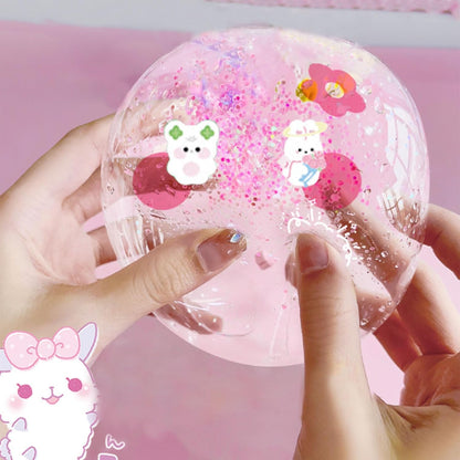 38 Stück Nano Tape Bubbles Set, Magie Nano Klebeband Set, Doppelseitiges Bubble Tape DIY, Blowing Bubble Tape mit Pailletten Aufkleber,
