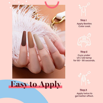 Vishine 12 Stück Gel-Nagellack-Set, Base Coat & Matte Glossy Top Coat