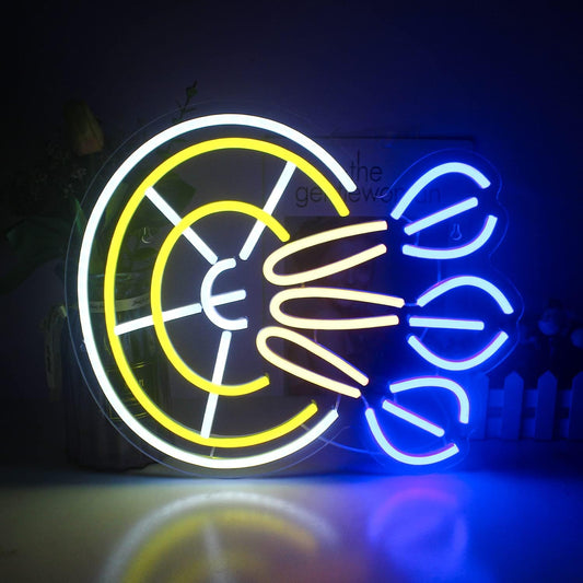 Dart Neon Schild, Dartscheibe Leuchtreklame für Wand,Darts Bar Led Schild
