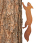 Rostiges Eichhörnchen zum Einschrauben in Holz, Metall Baumstecker