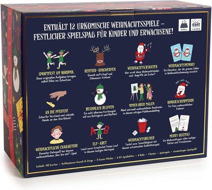 Spiele zu Weihnachten | 12 Urkomische, Festliche Partyspiele