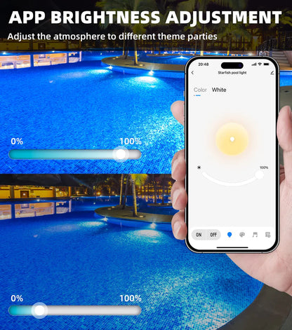 GedFong Poolbeleuchtung Unterwasser, LED Poolbeleuchtung