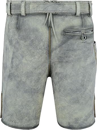 Sterling Sports Herren Trachtenlederhose Oktoberfest Trachtengürtel Bavaria Gr. 48