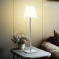 FLORNIA Dimmbare LED Akku Tischlampe Batterie betrieben