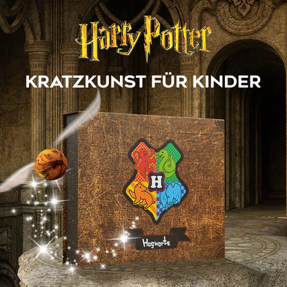 Harry Potter Rubbelkarten zum Ausmalen – Komplettset mit 20 Rubbelkarten für Kinder