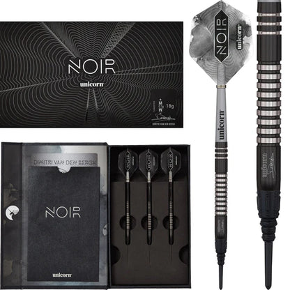 Unicorn Dimitri van den Bergh Darts - Soft Tip - Noir