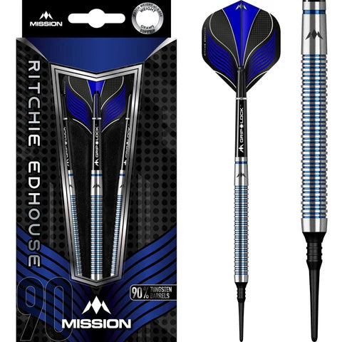 Mission Ritchie Edhouse Darts - Soft Tip - Blue