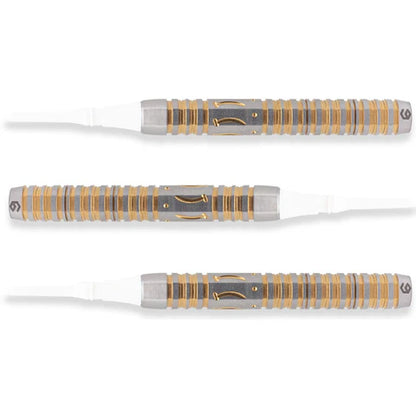 Caliburn Player Darts - Soft Tip - 90% - Gold Titanium - Banana
