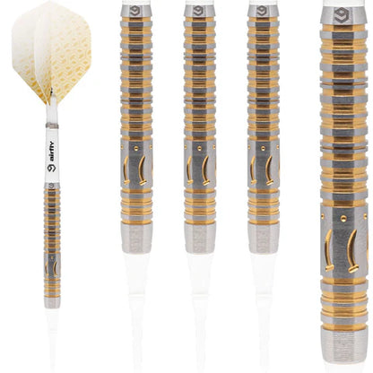 Caliburn Player Darts - Soft Tip - 90% - Gold Titanium - Banana